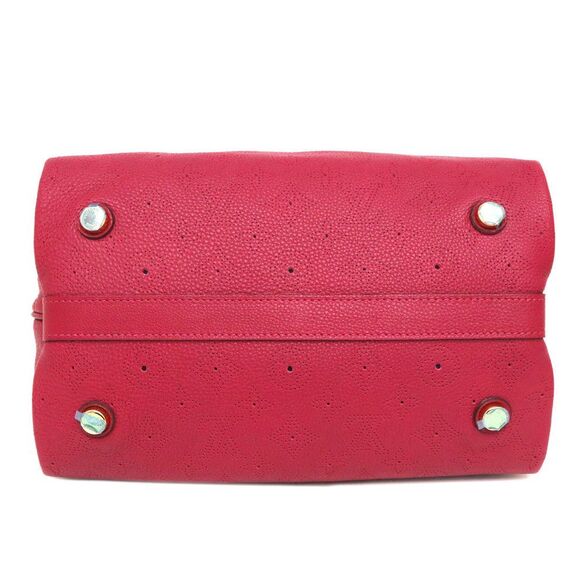 Louis Vuitton Mahina Leather Cirrus PM Shoulder Bag Red - Picture 7 of 12